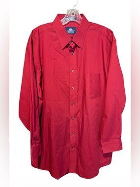 💰BOGO FREE Stafford Wrinkle Free Dress Shirt 17-32/33